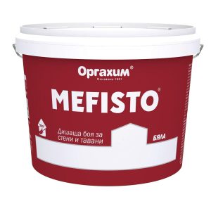 Бял латекс Мефисто 15 кг – икономична боя за стени и тавани
