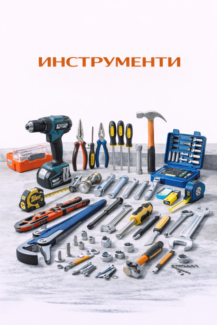 Голямо разнообразие от електроинструменти, ръчни и строителни инструменти в Stroymag.bg